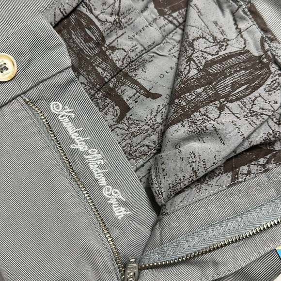 Robert Graham Men's Size 46 Gray Belgrade Classic Fit Shorts Flat Front NWT - Picture 13 of 13